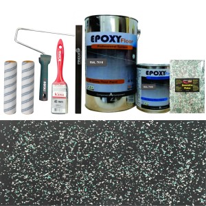 Set Vopsea Epoxidica Antracit Green Sea