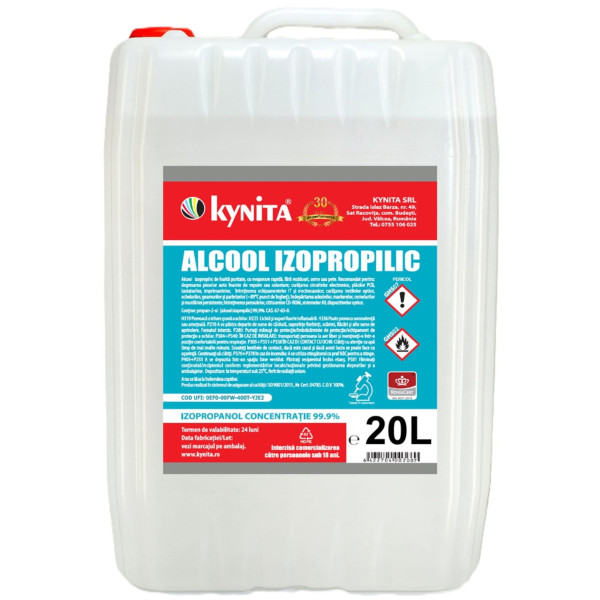Alcool Izopropilic 99,9%  20L