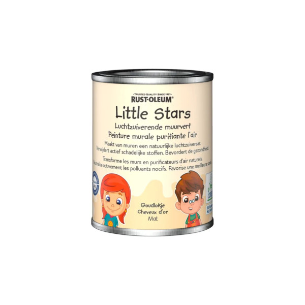Vopsea lavabila, Rust-Oleum, Little Stars, Golden Locks, Crem, 125 ml