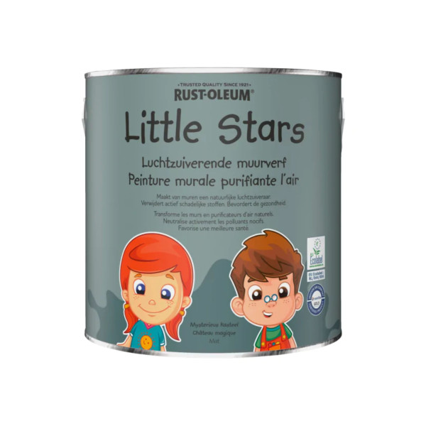 Vopsea lavabila, Rust-Oleum, Little Stars, Mystical Castle, Gri, 2,5 l