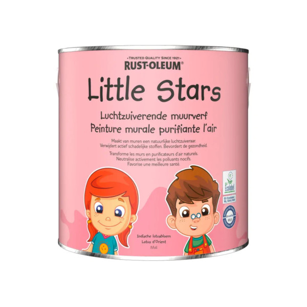 Vopsea lavabila, Rust-Oleum, Little Stars, Indian Lotus Flower, Roz, 2,5 l