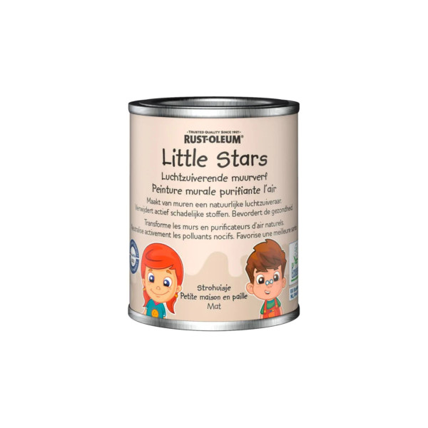 Vopsea lavabila, Rust-Oleum, Little Stars, Straw House, Alb, 125 ml