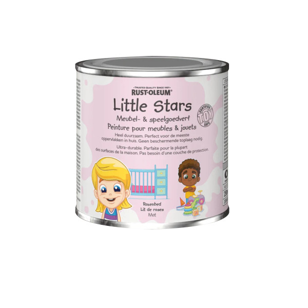 Vopsea mobilier si jucarii, Rust-Oleum, Little Stars, Bed of Roses, Roz, 250 ml