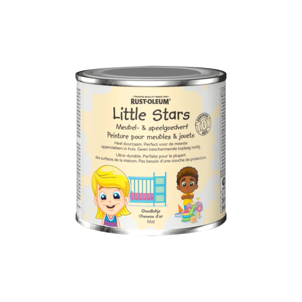 Vopsea mobilier si jucarii, Rust-Oleum, Little Stars, Golden Locks, Crem, 250 ml