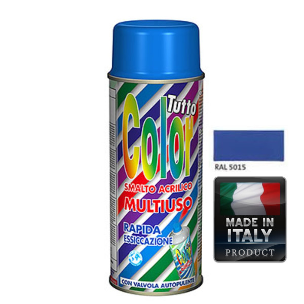 Vopsea Spray Multisuprafete Bleu RAL 5015 Tuttocolor Macota 400ml