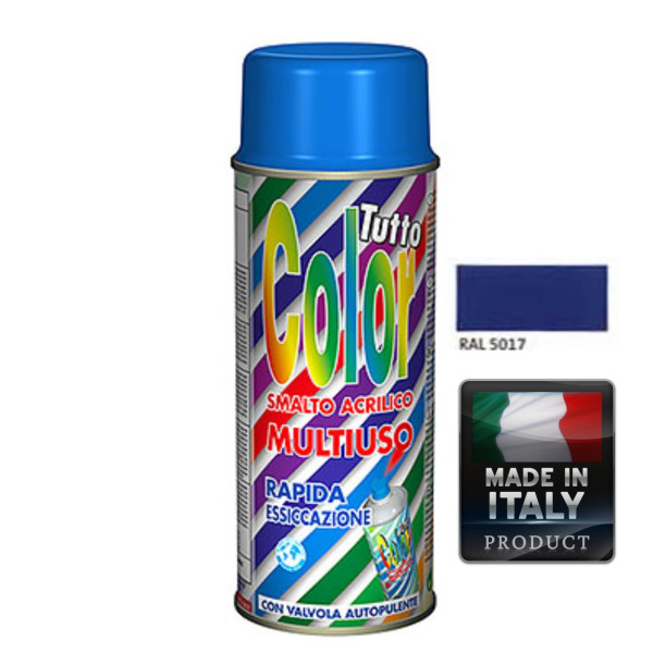 Vopsea Spray Multisuprafete Albastru RAL 5017 Tuttocolor Macota 400ml