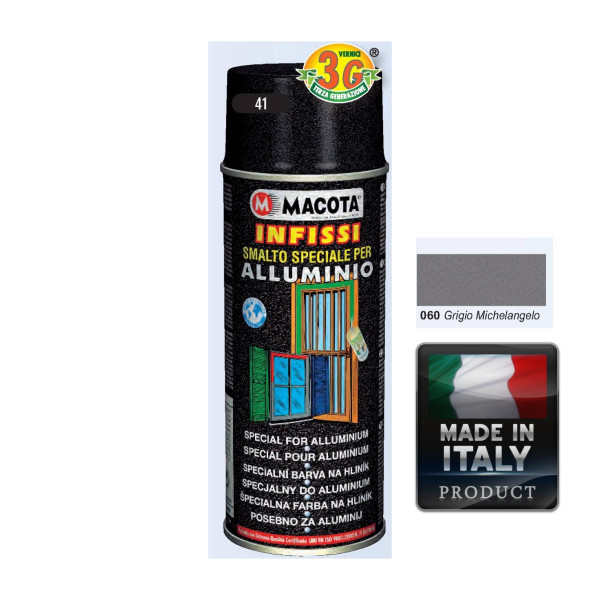 Spray Vopsea Pt. Aluminiu Gri Macota 400ml.