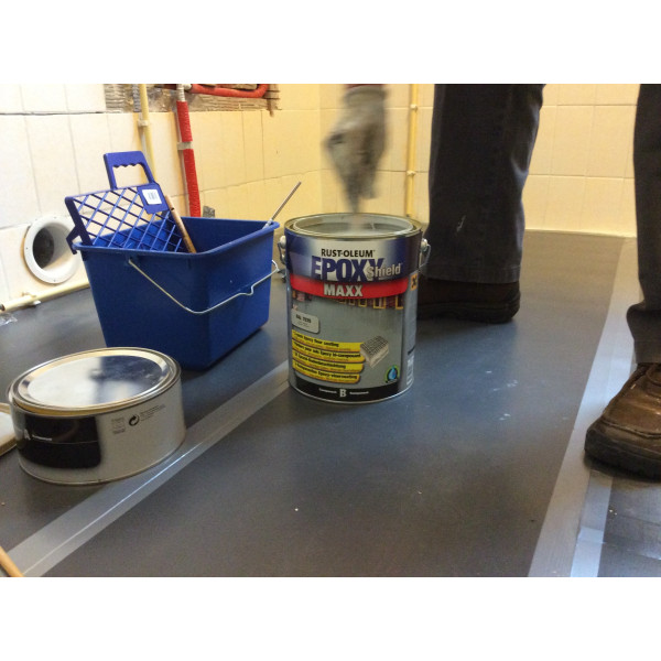 Vopsea Epoxidica Beton MAXX Gri RAL 7035 - Trafic Auto 5 Litri