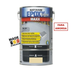 Vopsea Epoxidica Beton MAXX Crem RAL 1015-Trafic Auto 5 Litri