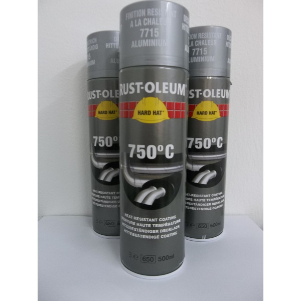 Vopsea Spray Termorezistenta Argintie 750 C 500ml