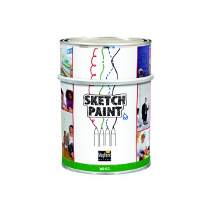 Vopsea Whiteboard, SchetchPaint Alb Lucios, Magpaint, 0.5 Litri