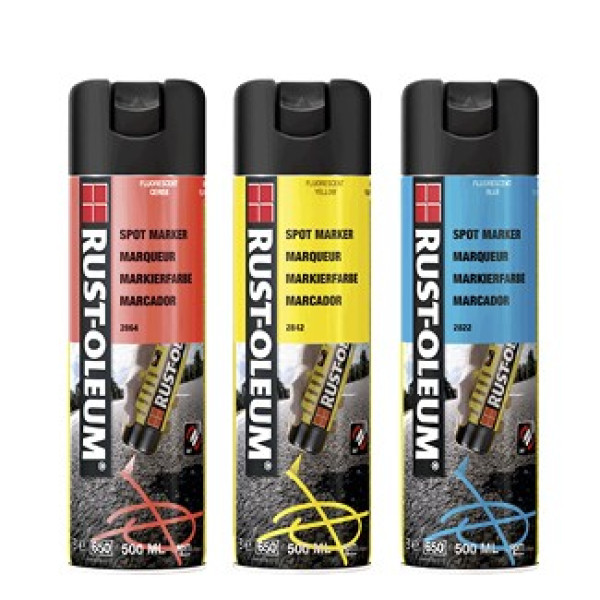 Vopsea Spray Marcaje Forestiere Si Constructii Spotmark Verde 500ml