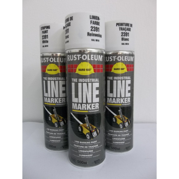 Vopsea Spray Marcaje si Trasari Rust Oleum Alb 500ml