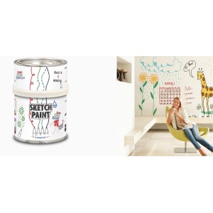 Lac Whiteboard, SchetchPaint Transparent Lucios, Magpaint, 1 Litru