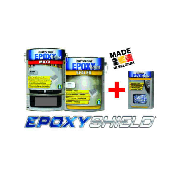 Set Vopsea Epoxidica Garaj Gri Inchis