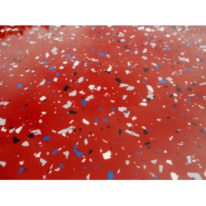 Kit Complet Vopsea Epoxidica Garaj Rosu Englezesc