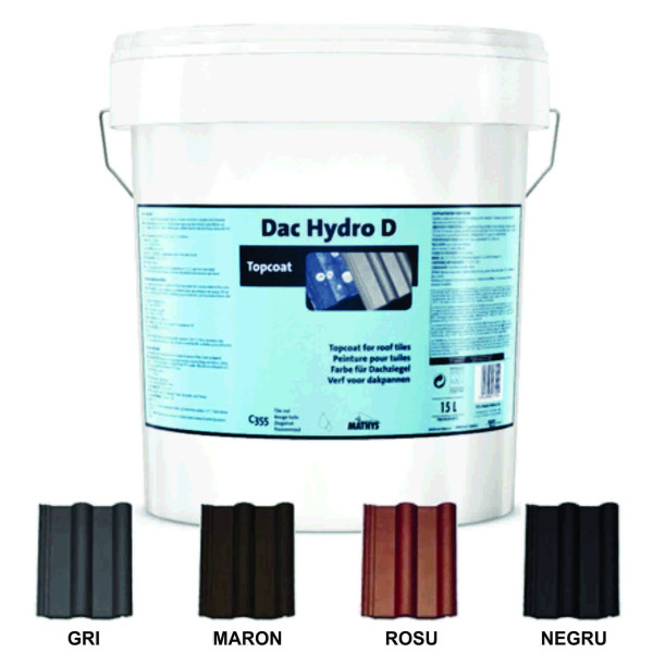 Vopsea Tigla Dac Hydro D Gri 15 Litri