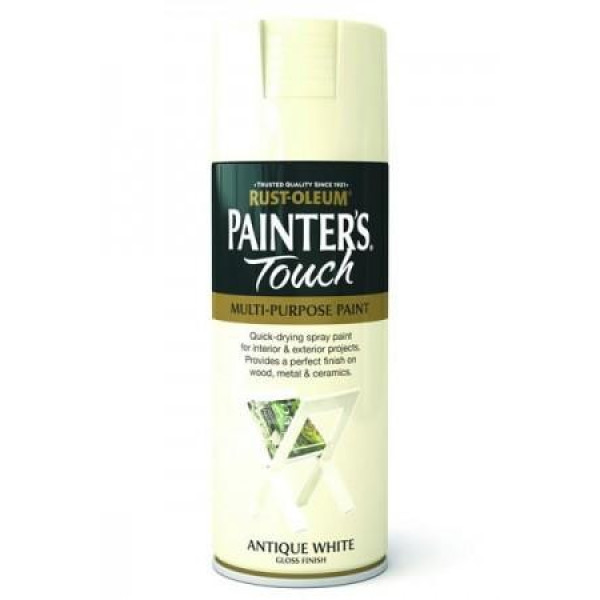 Vopsea Spray crem lucioasa Painter’s Touch Gloss Antique White 400ml
