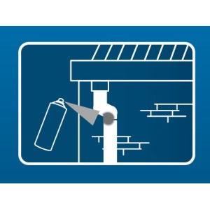 Membrana Cauciucata Fisuri si Crapaturi Leak Seal Alb 500ml