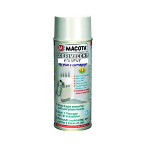 Vopsea Spray Ascundere Pete Alb Macota (pe baza de solvent) 400ml.