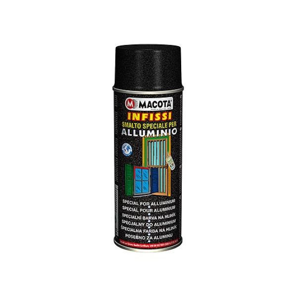 Spray Vopsea Pt. Aluminiu Maron Macota 400ml.