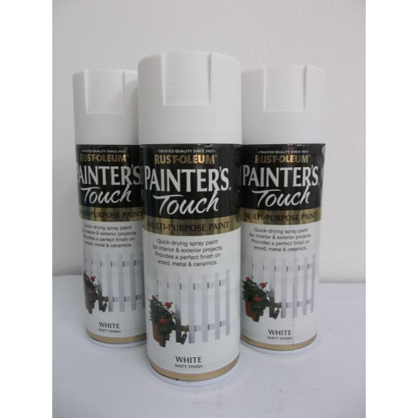 Vopsea Spray alb mat Painter’s Touch Matt White 400ml