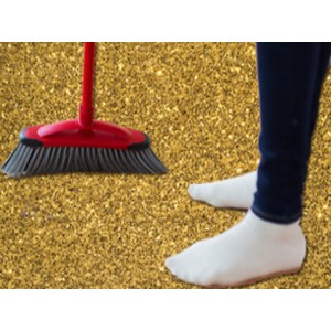 Sclipici Decorativ Auriu Intens  2mm 1 Kg
