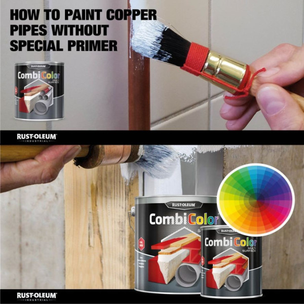 Vopsea CombiColor Multi-Suprafete Negru Mat 750 ml