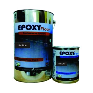 Vopsea Epoxidica Garaj Gri Antracit RAL 7016-Trafic Auto 5 Kg Epoxy Floor