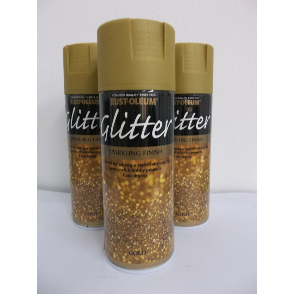 Lac Spray cu Sclipici Auriu Gold 400ml