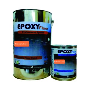 Vopsea Epoxidica Garaj Portocaliu RAL  2003-Trafic Auto 5 Kg Epoxy Floor