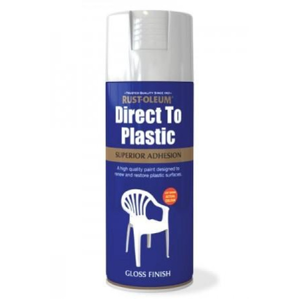 Vopsea Spray Plastic Alb 400ml