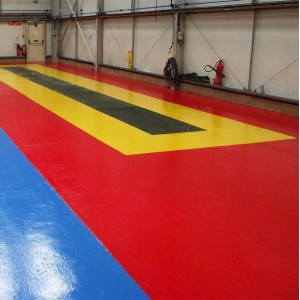 Vopsea Epoxidica Garaj Rosu RAL 3020-Trafic Auto 5 Kg Epoxy Floor