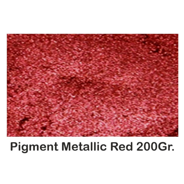 Pigment Metalic  Rosu / Red 200Gr.