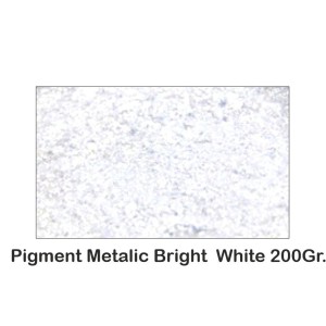 Pigment Metalic Alb Metalizat / Bright White 200Gr.