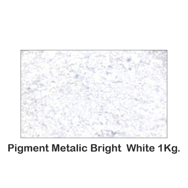 Pigment Metalic Alb Metalizat / Bright White 1Kg.
