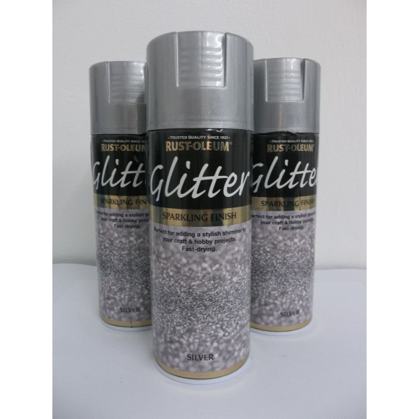 Lac cu Particule Sclipici Silver 400ml