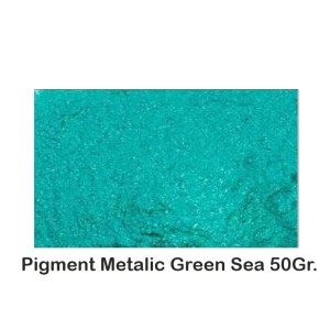Pigment Metalic  Green Sea 50Gr.