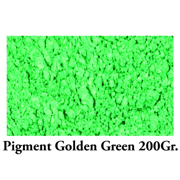 Pigment Metalic Golden Green 200Gr.