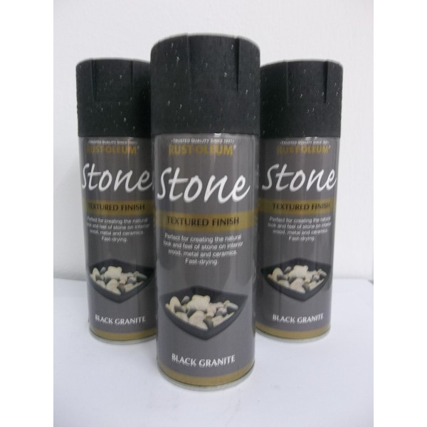 Vopsea Imitatie Piatra Black Granite 400ml