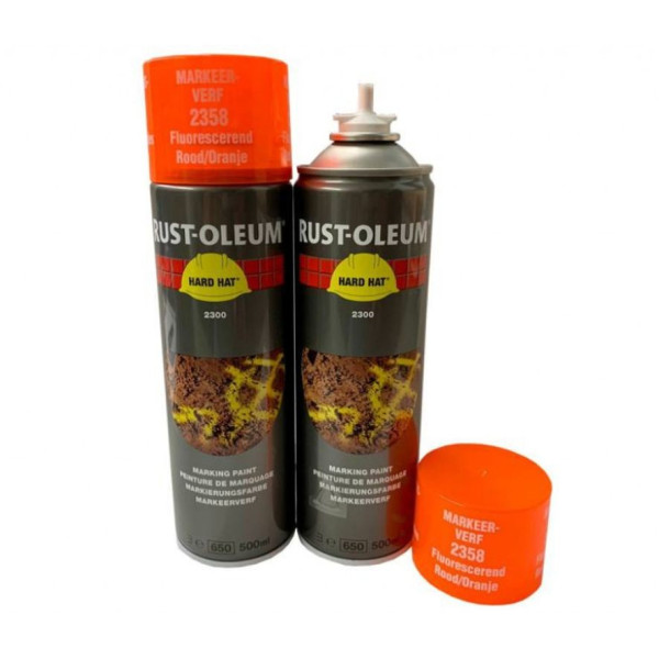 Vopsea Spray Marcaje Forestiere Si Constructii Portocaliu Flourescent 500ml