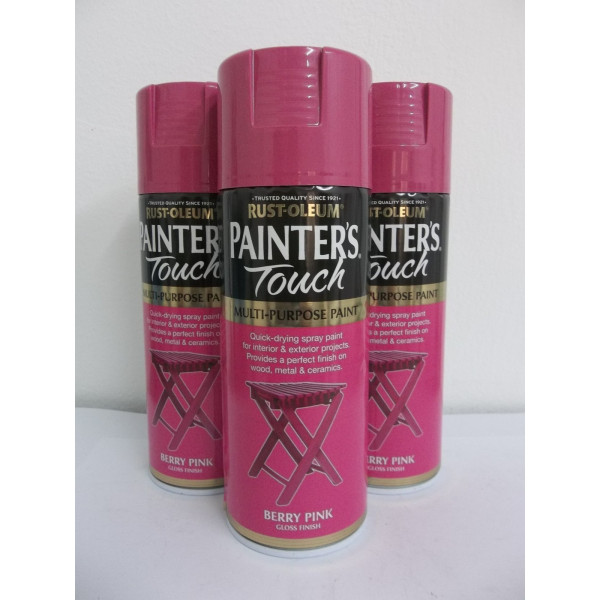 Vopsea Spray Painter’s Touch Roz Lucioasa / Berry Pink Gloss 400ml