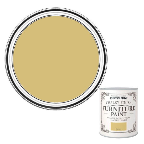 Chalky Finish Furniture Fire Mustard 750 ml