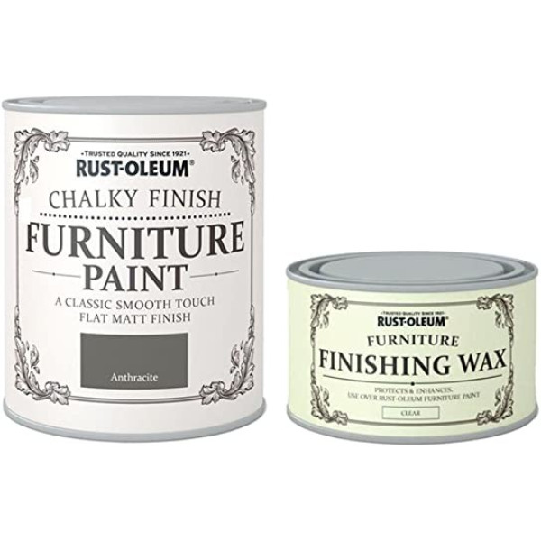 Chalky Finish Furniture Anthracite 750 ml