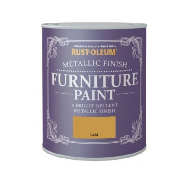 Metallic Finish Furniture Gold 750 ml
