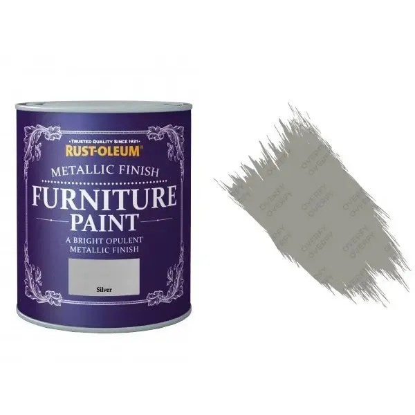 Metallic Finish Furniture Silver 750 ml