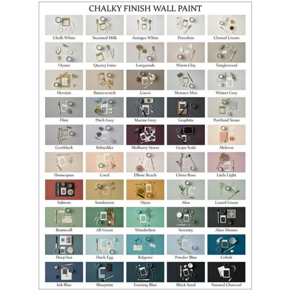 Vopsea Lavabila Chalky Wall Paint Clotted Cream 1 Litru