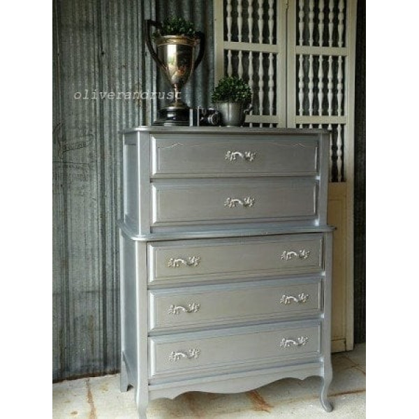 Metallic Finish Furniture Silver 125 ml