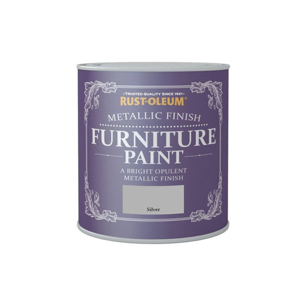 Metallic Finish Furniture Silver 125 ml