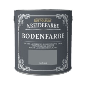 Chalky Finish Floor Paint Anthracite 2.5 Litri